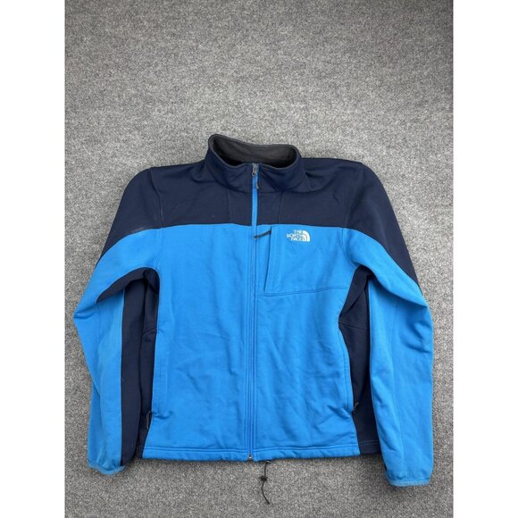 The North Face Other - The North Face Jacket Mens Large Blue Navy Full Zip Fleece Colorblock Pockets